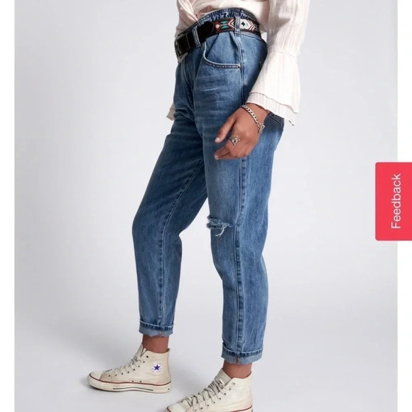 One Teaspoon Blue High Rise Women Jeans - Picture 4 of 13